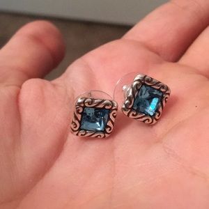 Blue earrings
